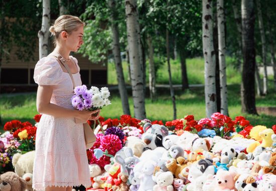 Russia Plane Crash Mourning Events