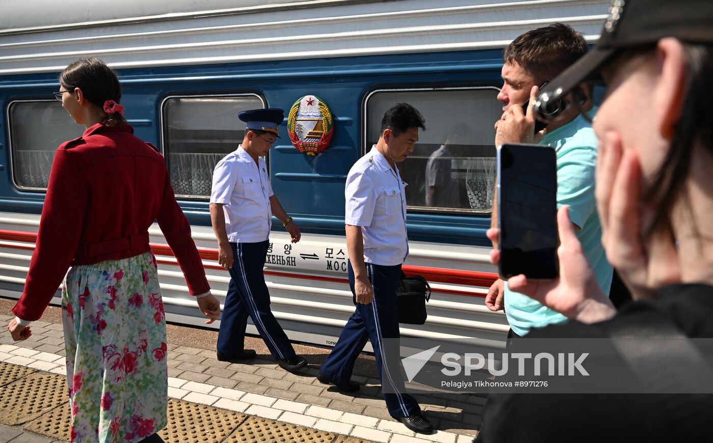 Russia North Korea Rail Traffic
