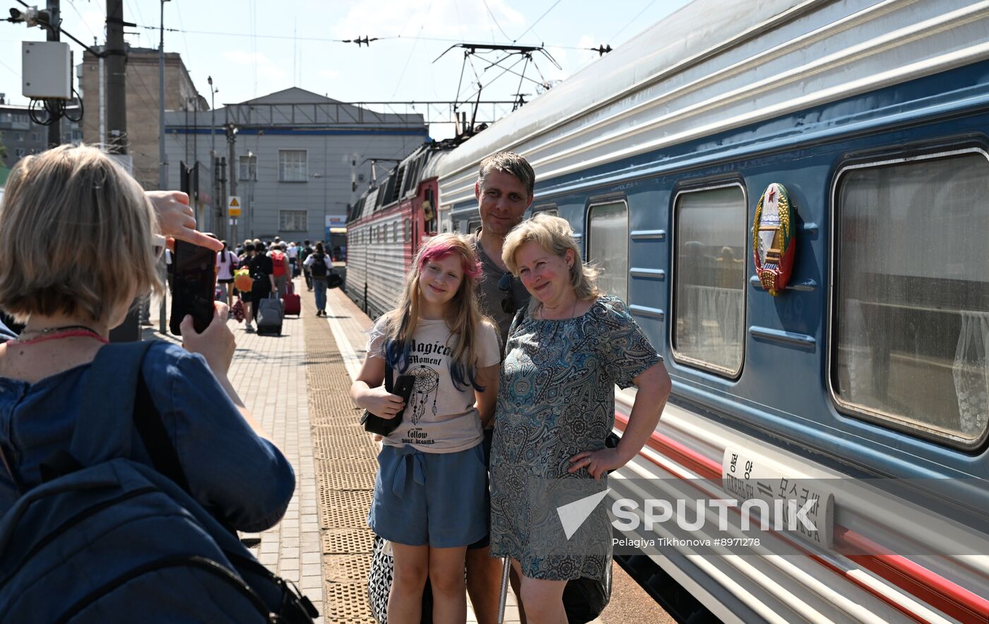 Russia North Korea Rail Traffic
