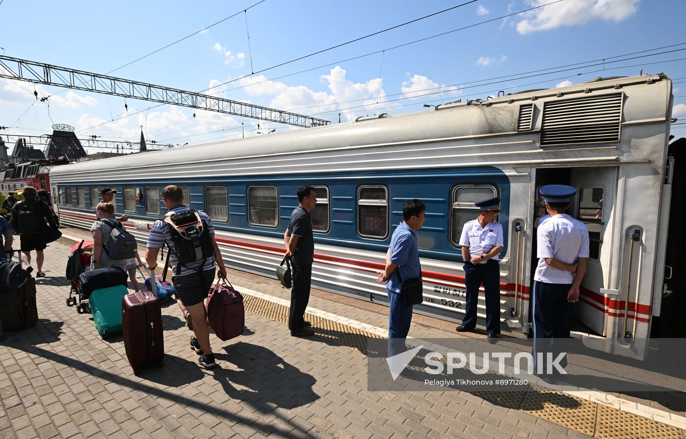 Russia North Korea Rail Traffic
