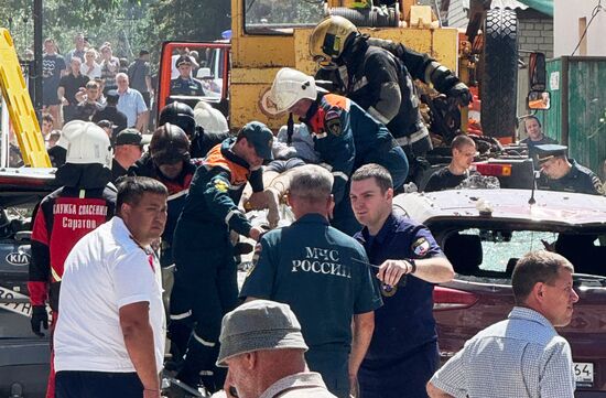 Russia Gas Explosion
