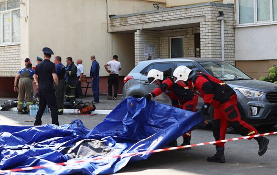 Russia Gas Explosion