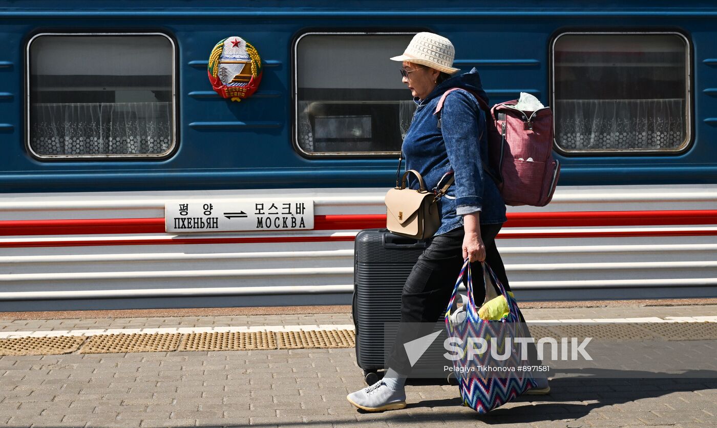 Russia North Korea Rail Traffic