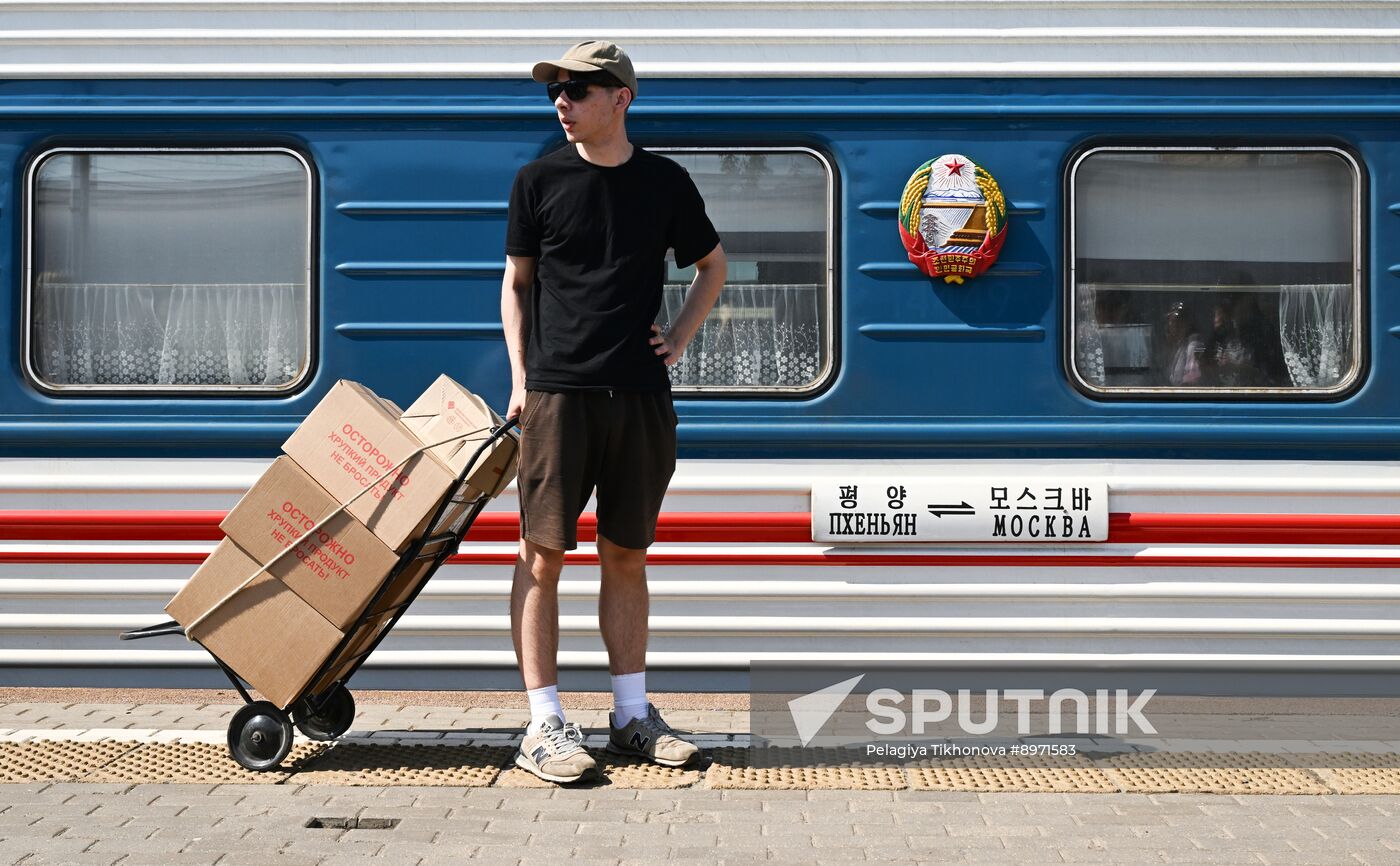 Russia North Korea Rail Traffic