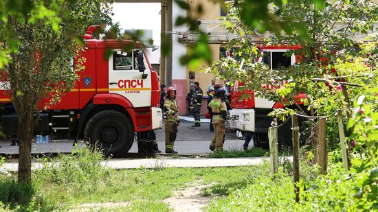 Russia Gas Explosion