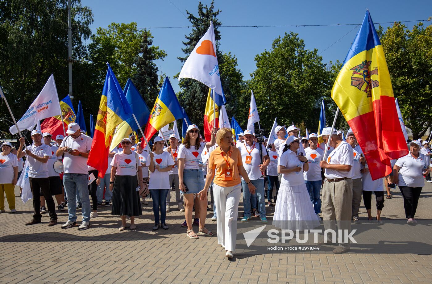 Moldova Opposition Rally