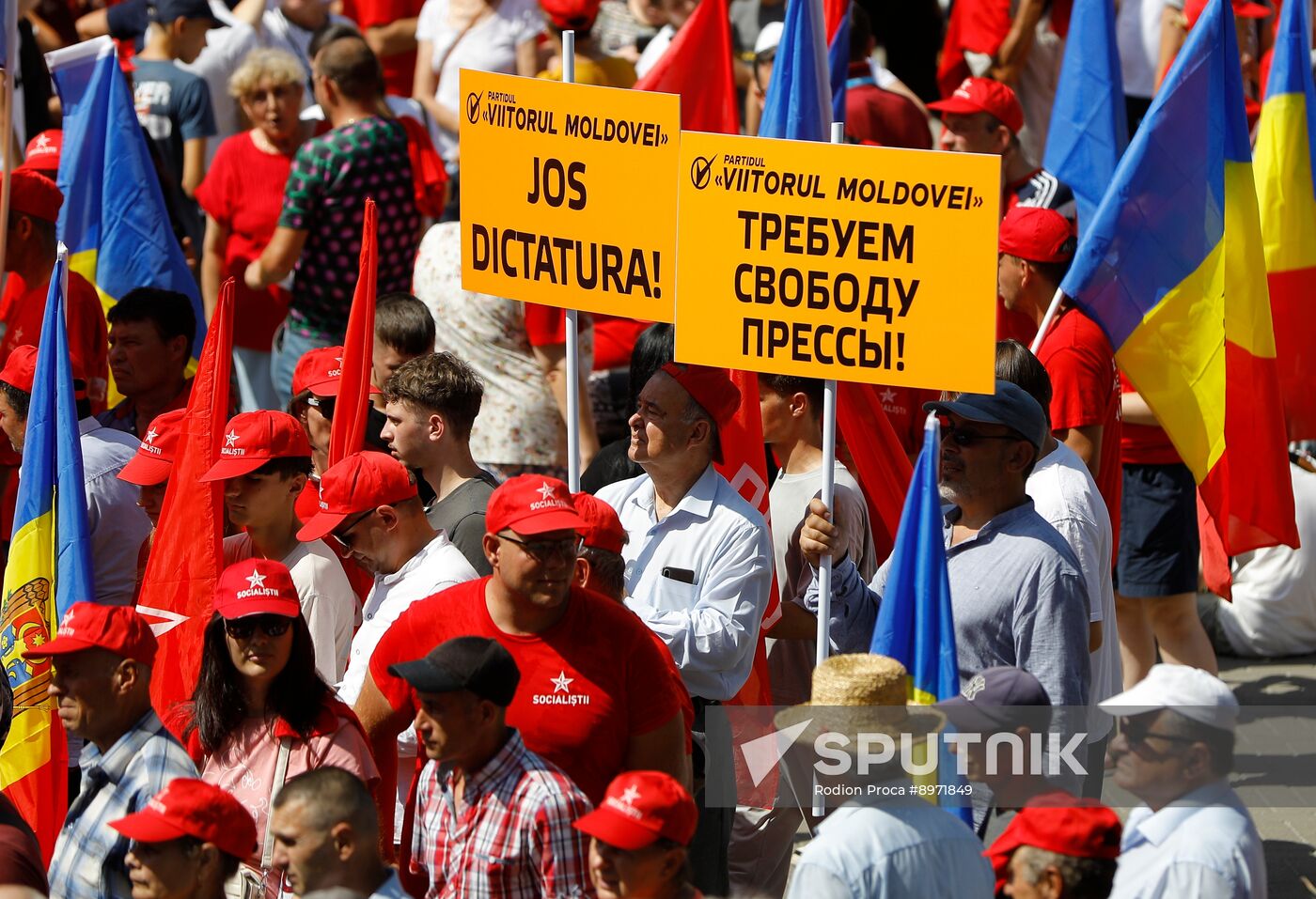 Moldova Opposition Rally