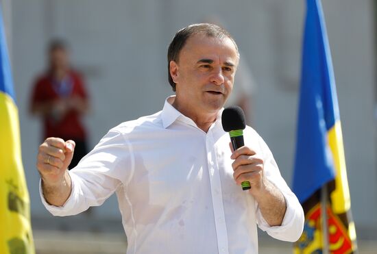 Moldova Opposition Rally