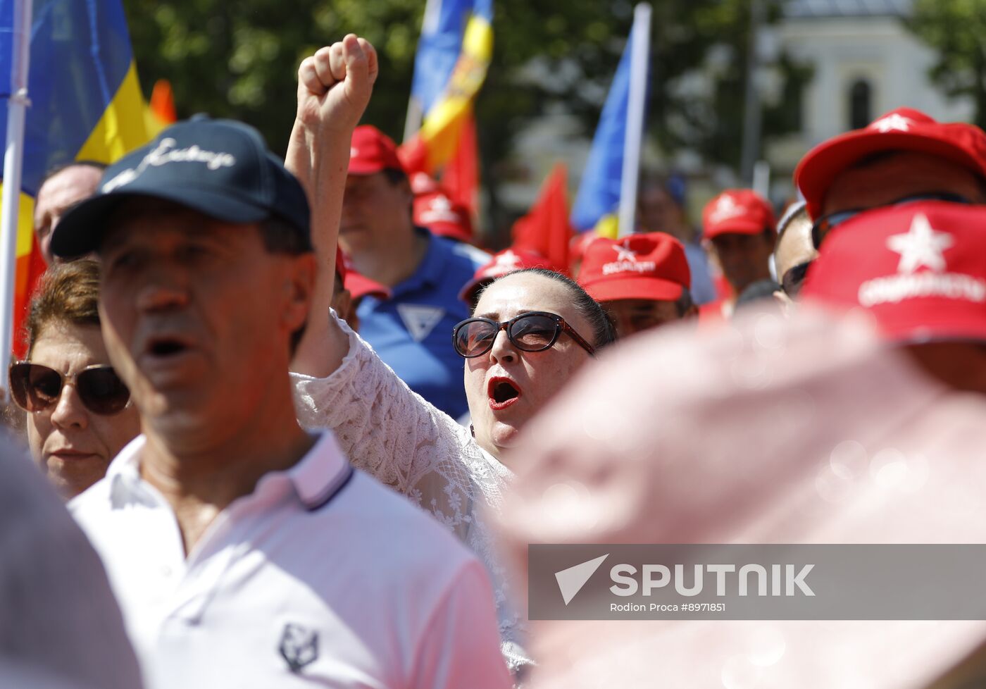 Moldova Opposition Rally