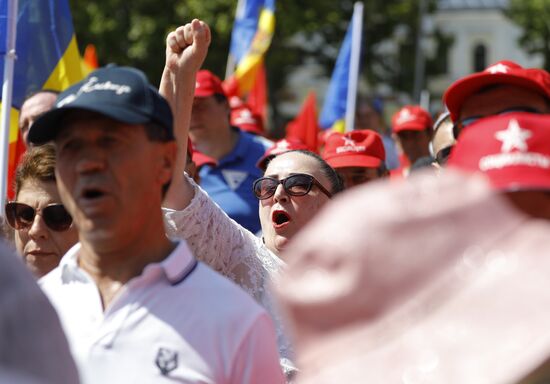 Moldova Opposition Rally