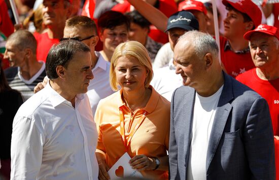 Moldova Opposition Rally