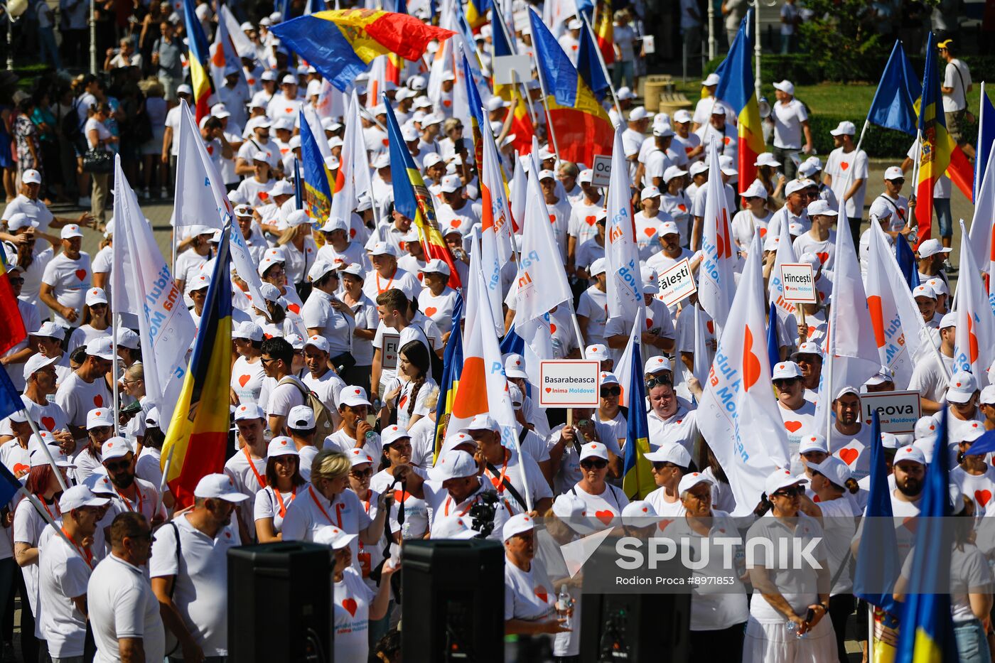Moldova Opposition Rally