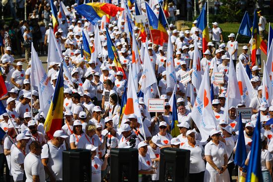 Moldova Opposition Rally