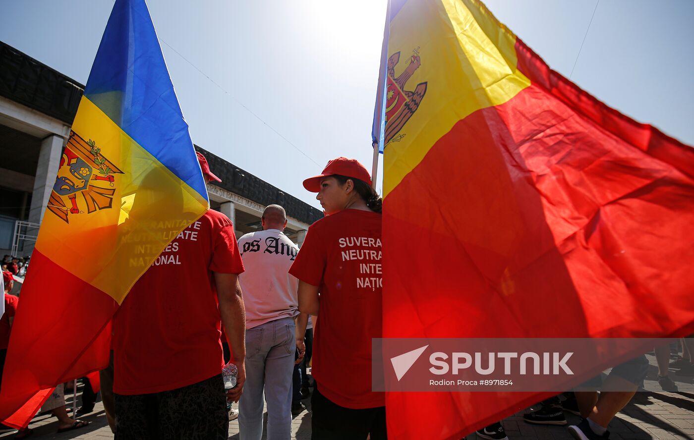 Moldova Opposition Rally