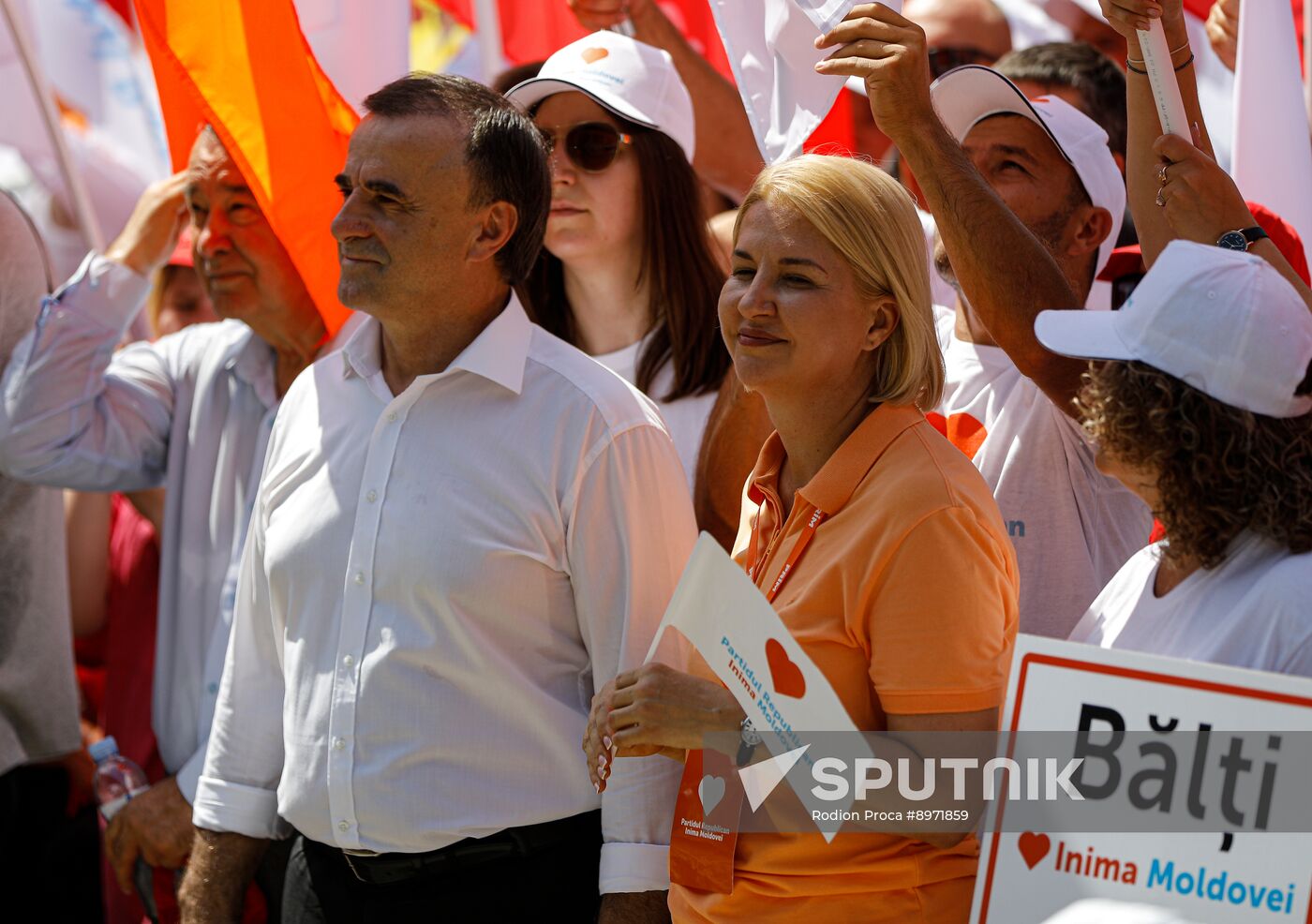 Moldova Opposition Rally