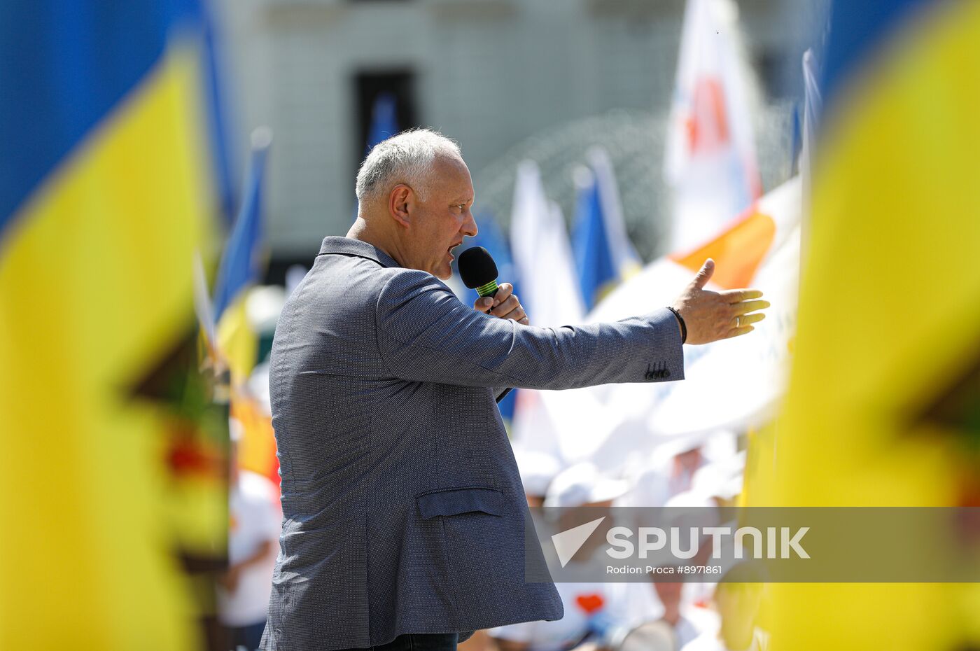 Moldova Opposition Rally