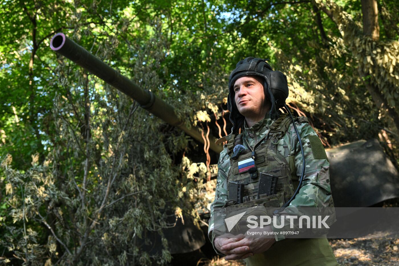 Russia Ukraine Military Operation Tank Unit