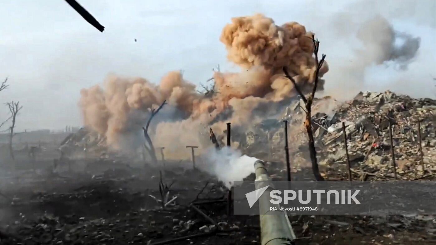 Russia Ukraine Military Operation Tank Unit