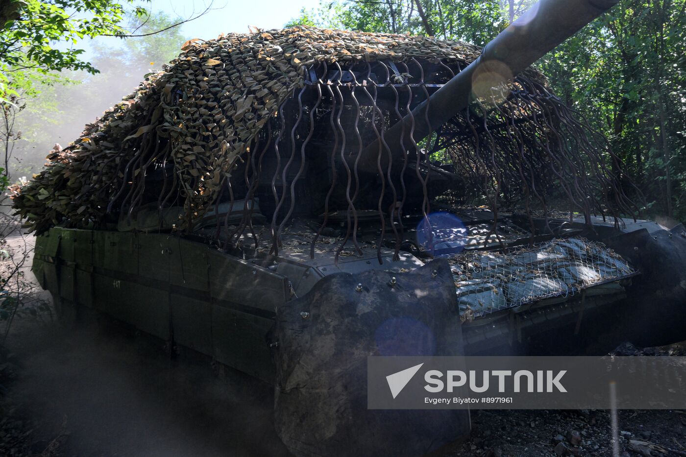 Russia Ukraine Military Operation Tank Unit