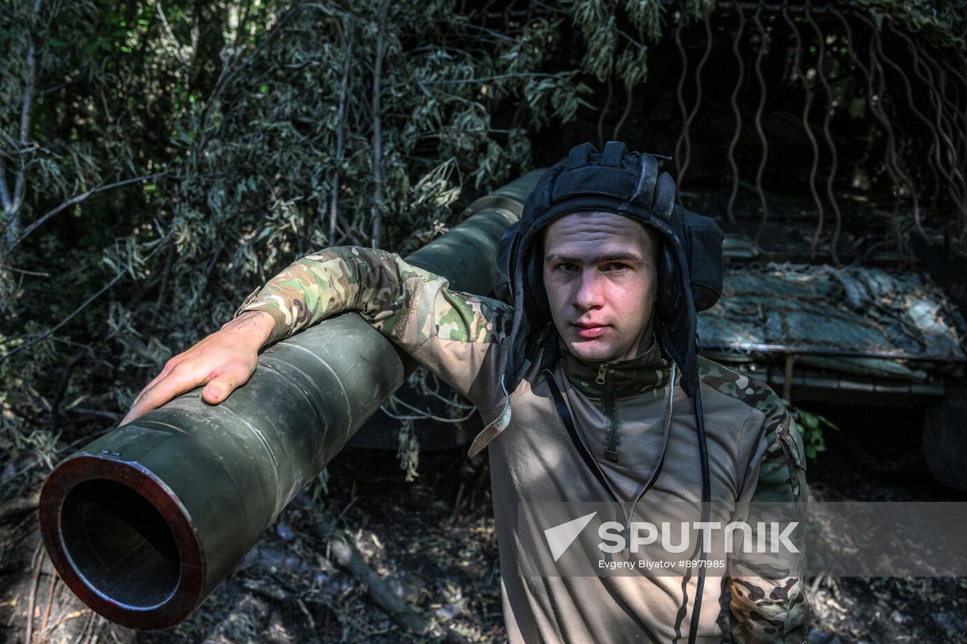 Russia Ukraine Military Operation Tank Unit