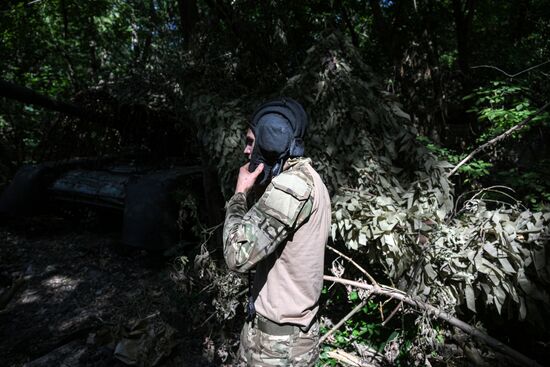 Russia Ukraine Military Operation Tank Unit