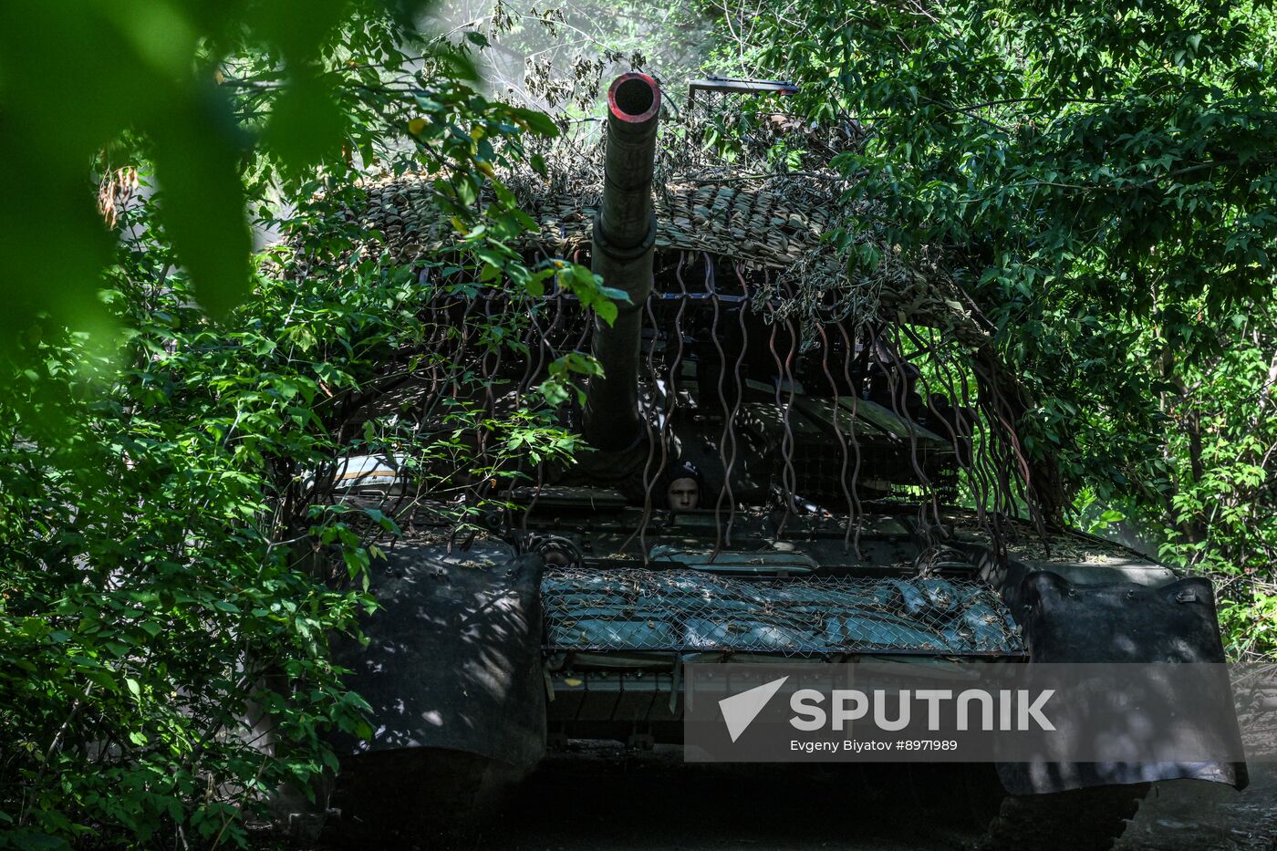 Russia Ukraine Military Operation Tank Unit