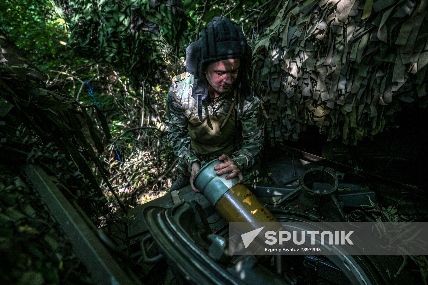 Russia Ukraine Military Operation Tank Unit