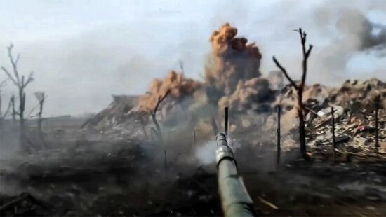 Russia Ukraine Military Operation Tank Unit