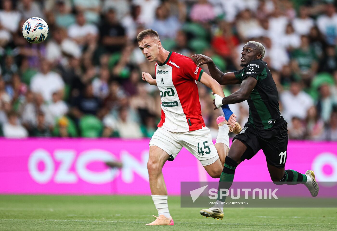 Russia Soccer Premier-League Krasnodar - Lokomotiv