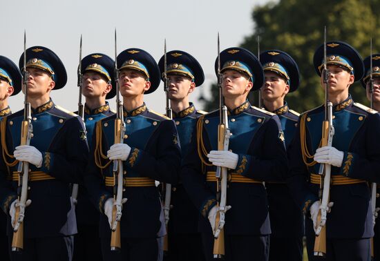 Russia Navy Day Flower Laying