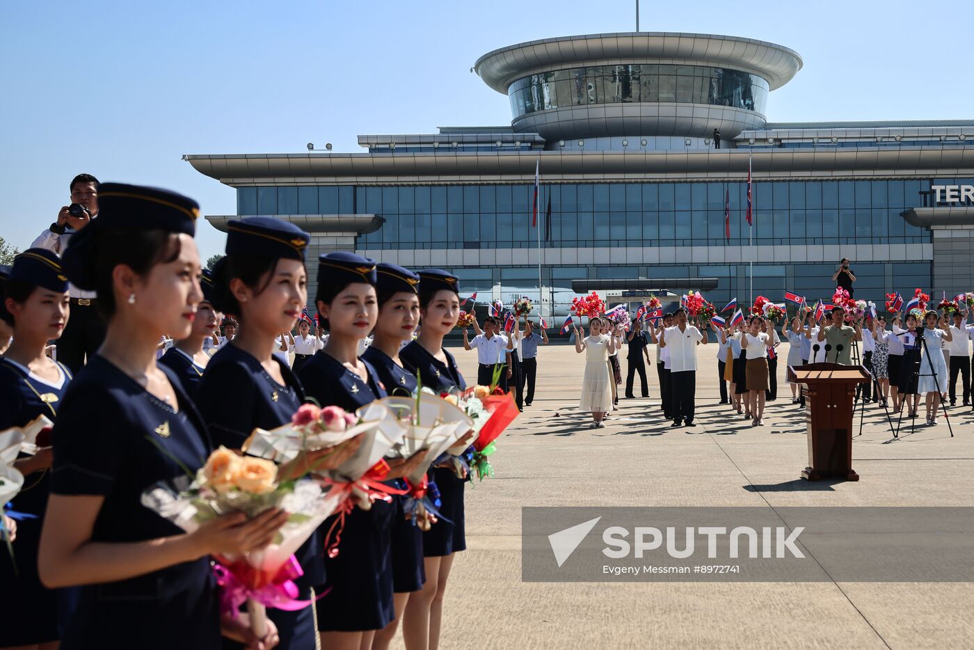 North Korea Russia Air Traffic
