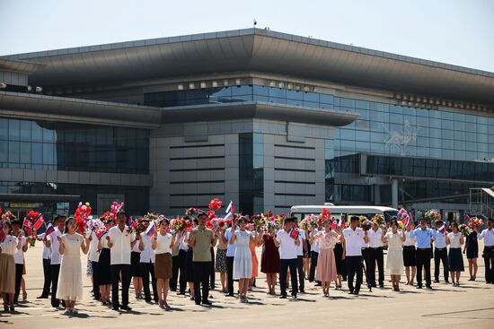 North Korea Russia Air Traffic