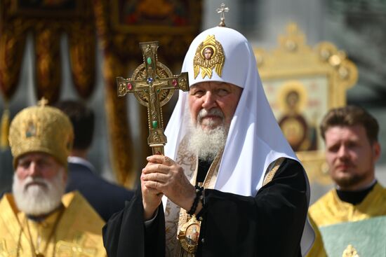 Russia Religion Patriarch Rus Baptism Day