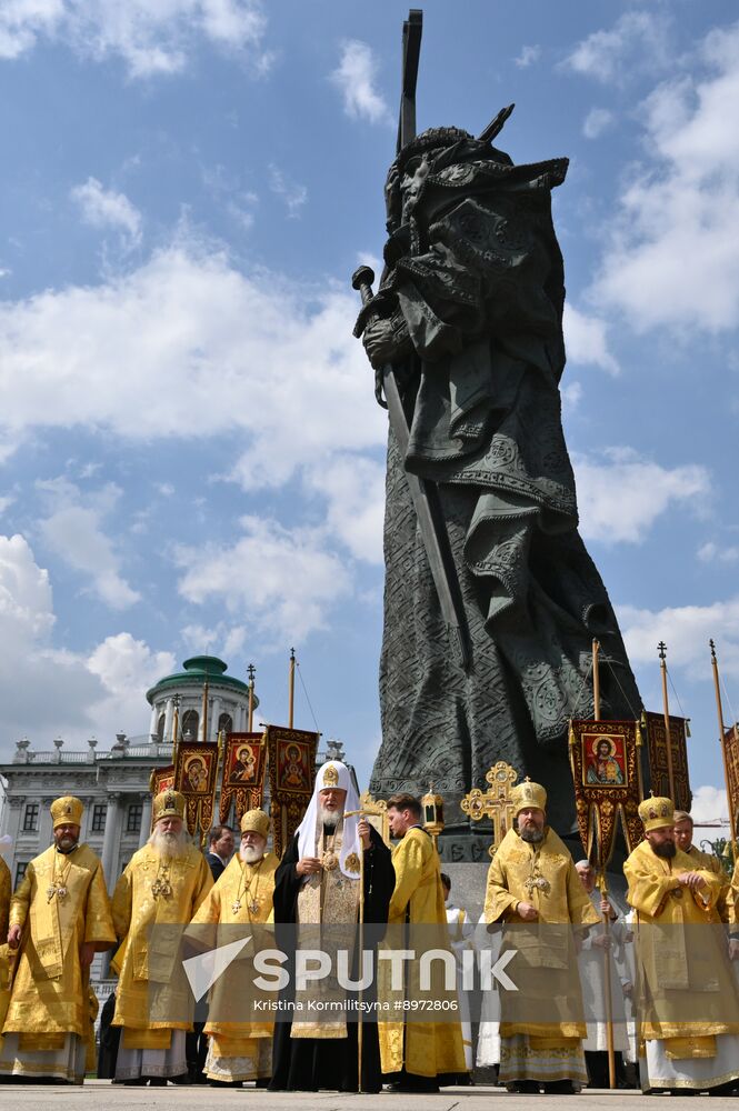Russia Religion Patriarch Rus Baptism Day