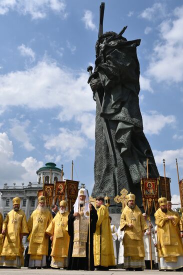 Russia Religion Patriarch Rus Baptism Day