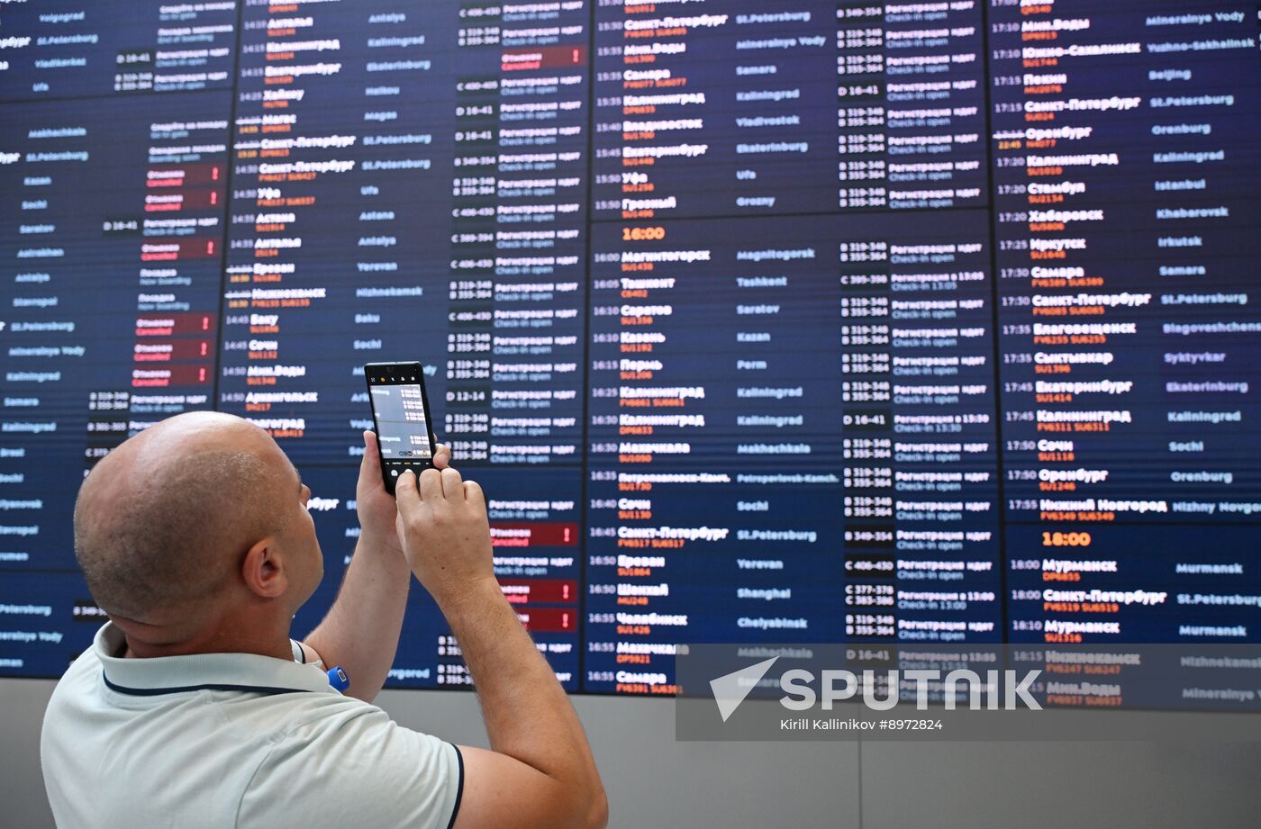 Russia Aeroflot Schedule Cancellation