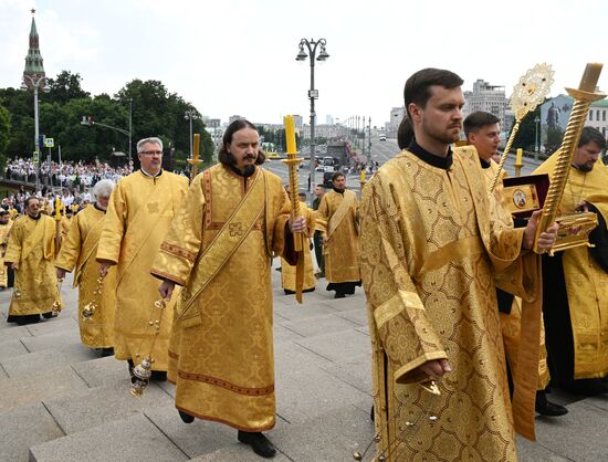 Russia Religion Patriarch Rus Baptism Day