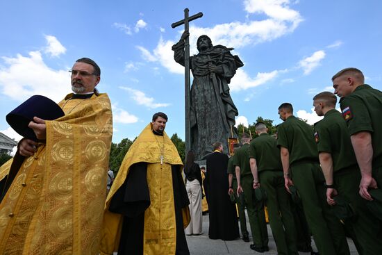 Russia Religion Patriarch Rus Baptism Day