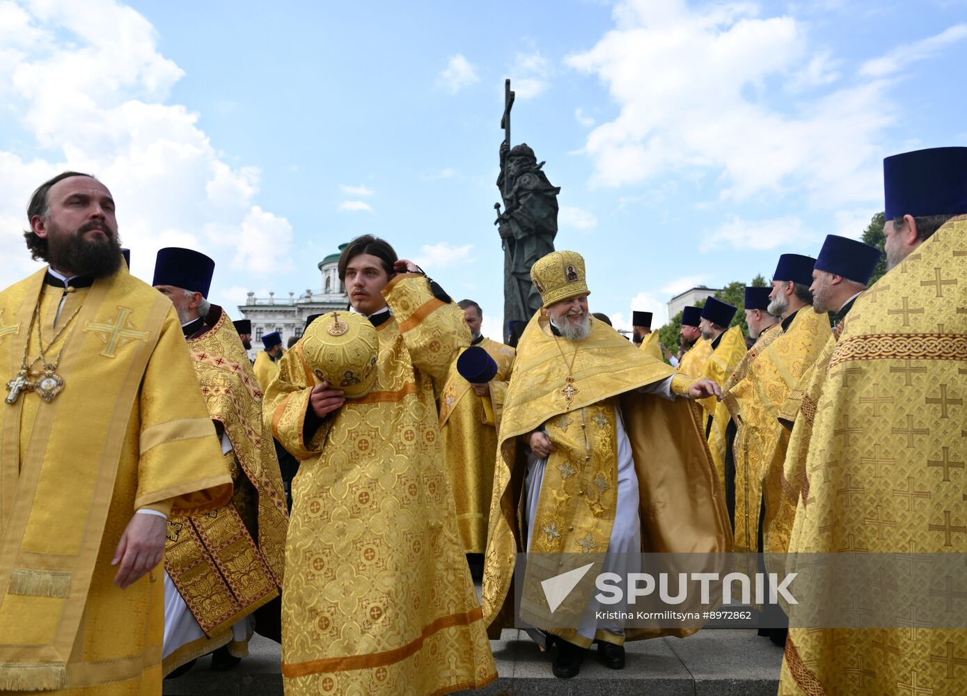 Russia Religion Patriarch Rus Baptism Day