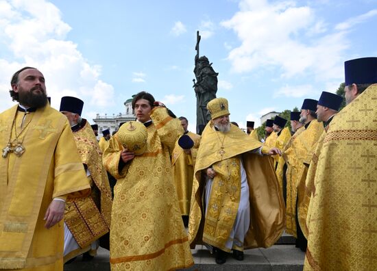Russia Religion Patriarch Rus Baptism Day