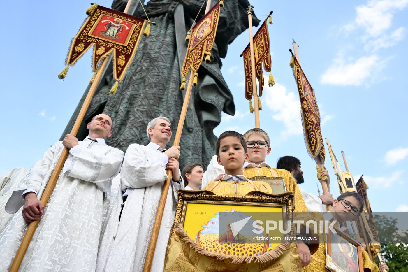 Russia Religion Patriarch Rus Baptism Day
