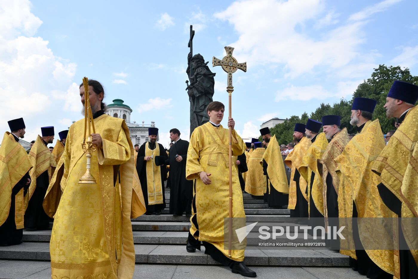 Russia Religion Patriarch Rus Baptism Day