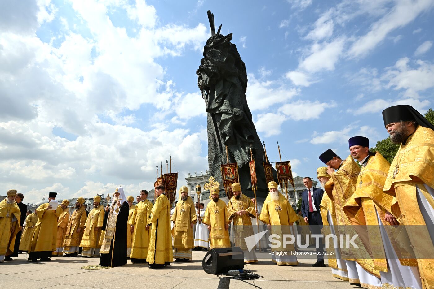 Russia Religion Patriarch Rus Baptism Day