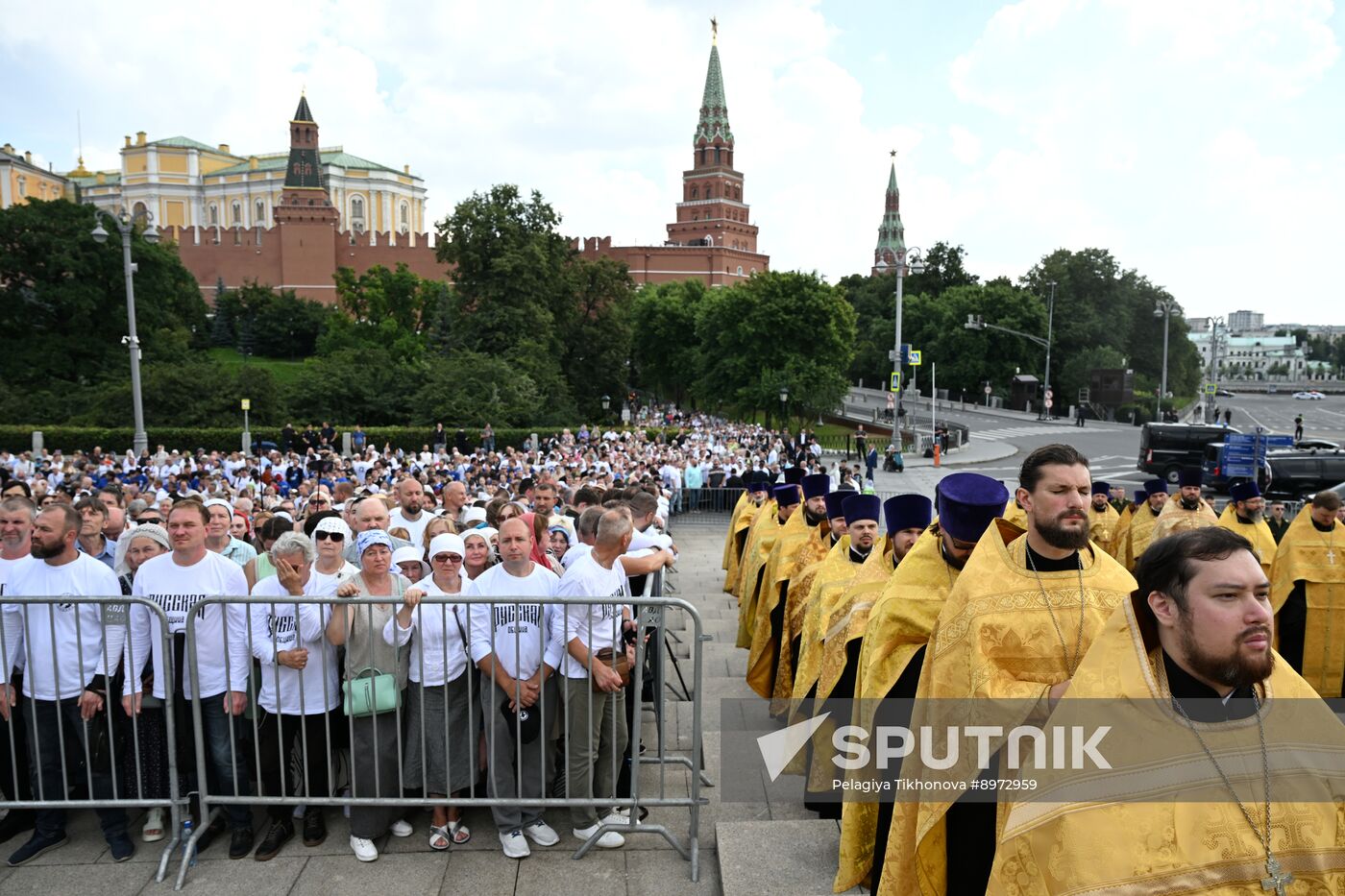 Russia Religion Patriarch Rus Baptism Day