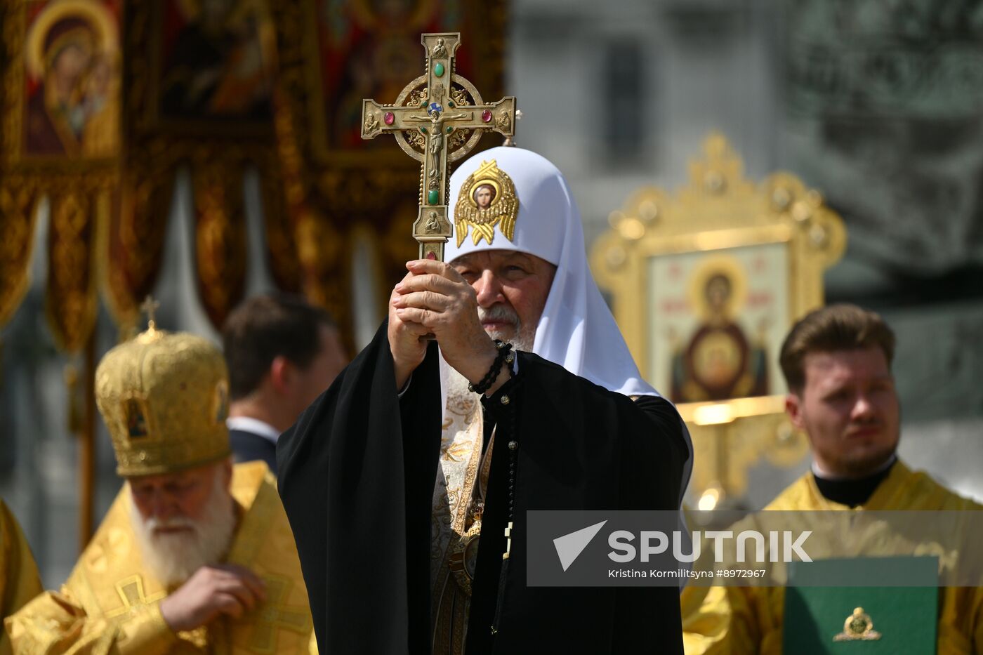 Russia Religion Patriarch Rus Baptism Day