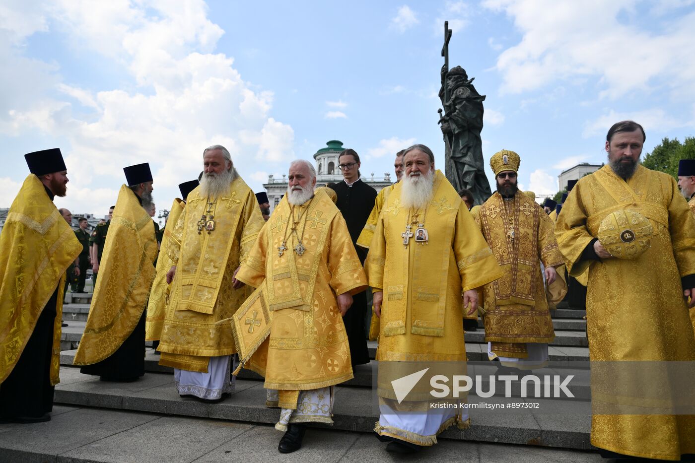 Russia Religion Patriarch Rus Baptism Day