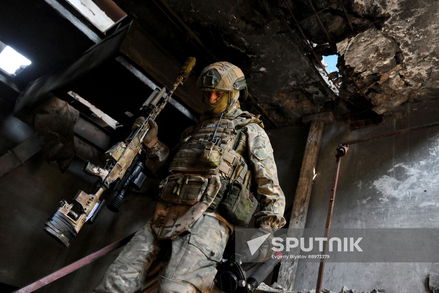 Russia Ukraine Military Operation Snipers Training