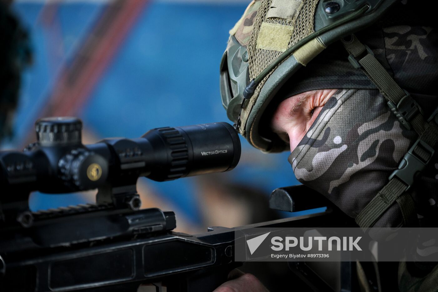 Russia Ukraine Military Operation Snipers Training