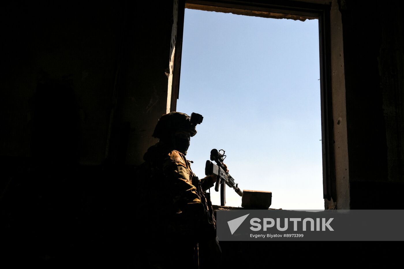 Russia Ukraine Military Operation Snipers Training