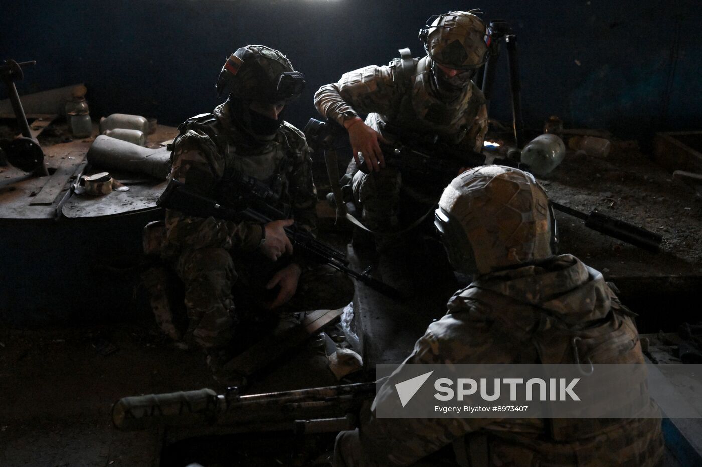 Russia Ukraine Military Operation Snipers Training